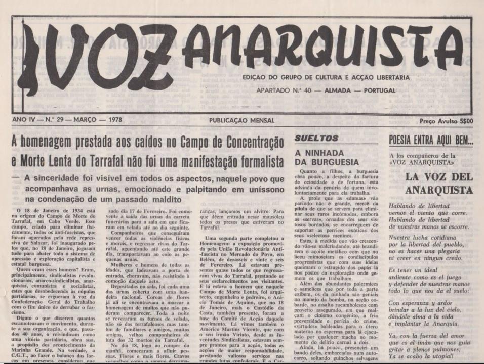 Anarquistas e o 18 de fevereiro de 1978